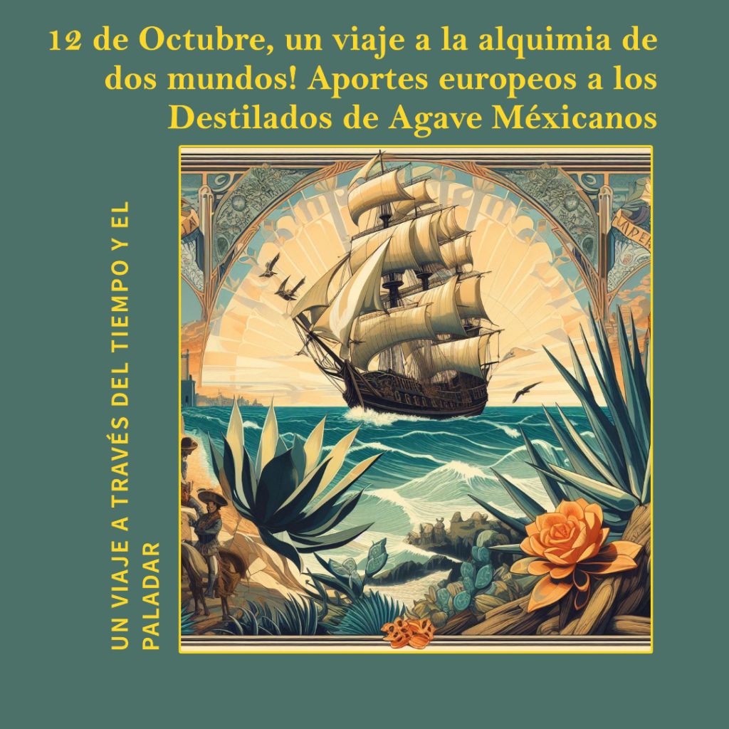 Agaves.pro, 12 de Octubre, un viaje a la alquimia de dos mundos! Aportes europeos a los Destilados de Agave Méxicanos